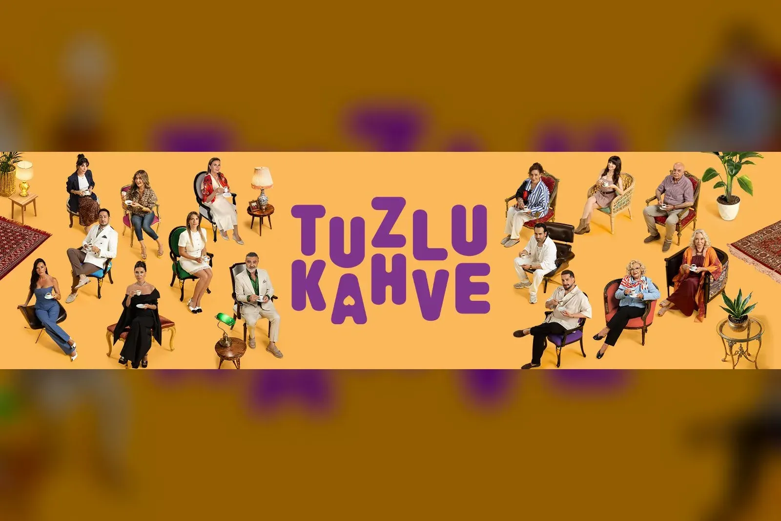 Tuzlu Kahve dizisinin resmi tanıtım görseli
