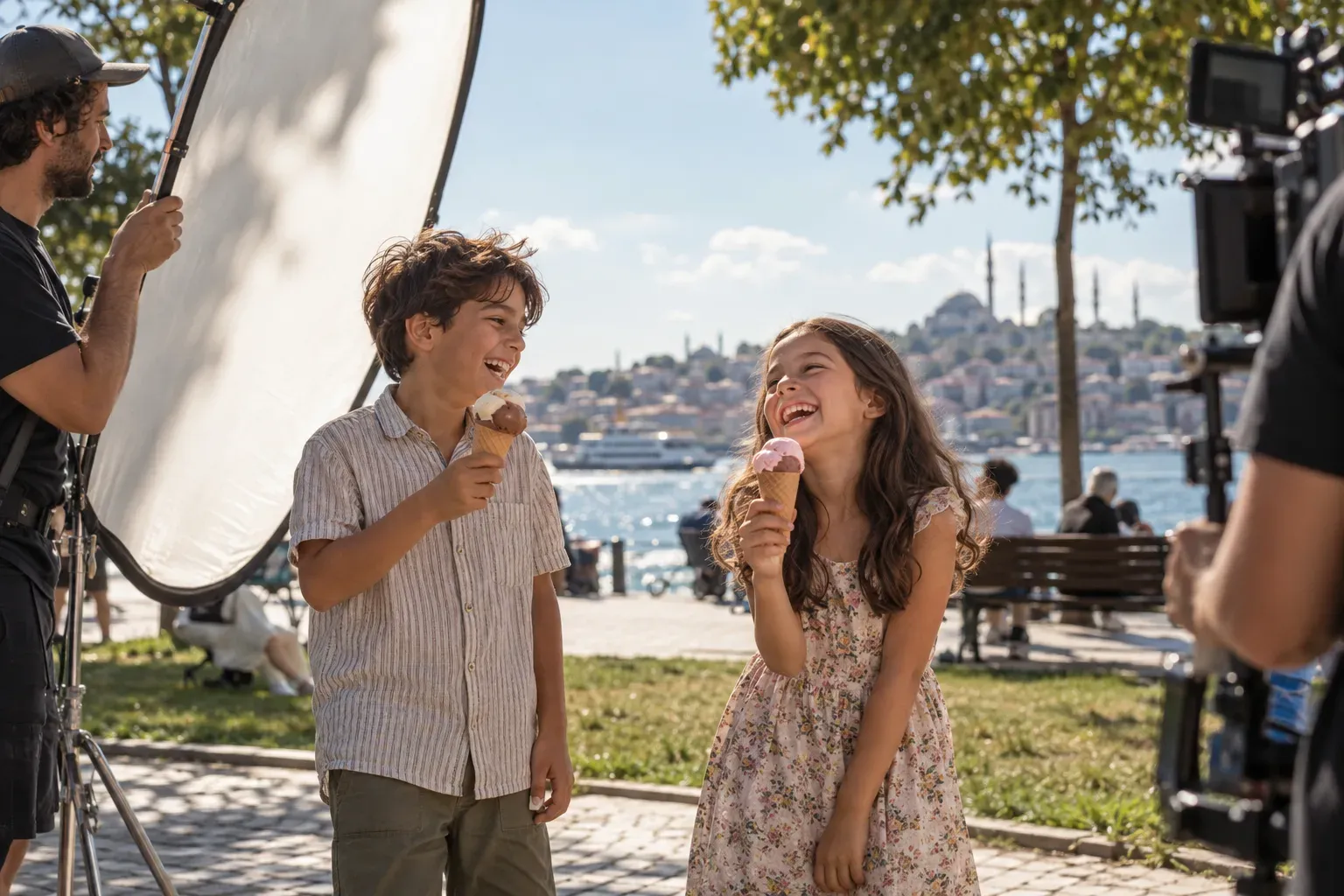 Dondurma reklamı için 6–12 yaş çocuk oyuncu